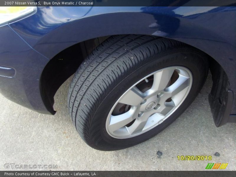 Blue Onyx Metallic / Charcoal 2007 Nissan Versa S