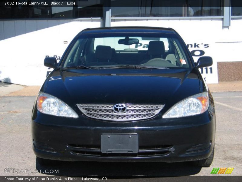 Black / Taupe 2002 Toyota Camry XLE