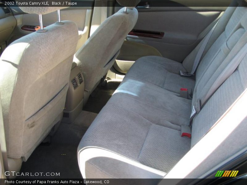 Black / Taupe 2002 Toyota Camry XLE