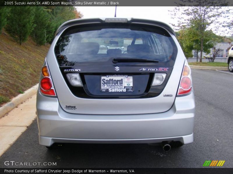 Silky Silver Metallic / Black 2005 Suzuki Aerio SX AWD Sport Wagon