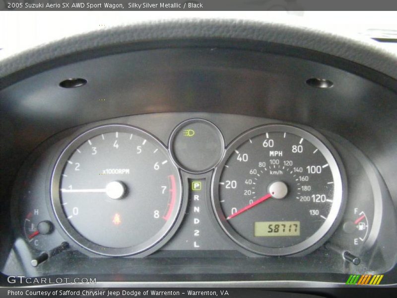  2005 Aerio SX AWD Sport Wagon SX AWD Sport Wagon Gauges