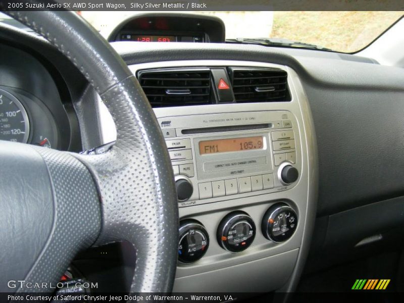 Silky Silver Metallic / Black 2005 Suzuki Aerio SX AWD Sport Wagon