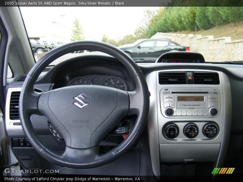 Dashboard of 2005 Aerio SX AWD Sport Wagon