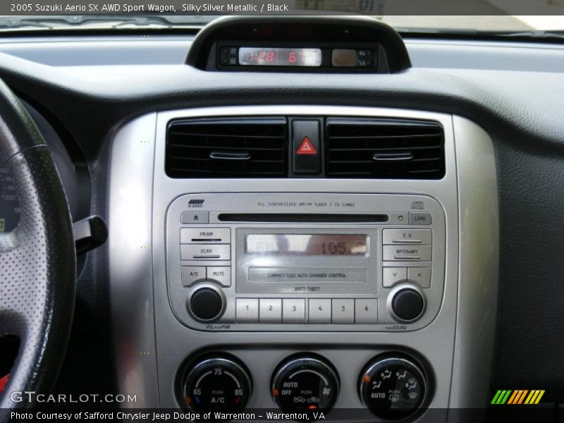 Controls of 2005 Aerio SX AWD Sport Wagon