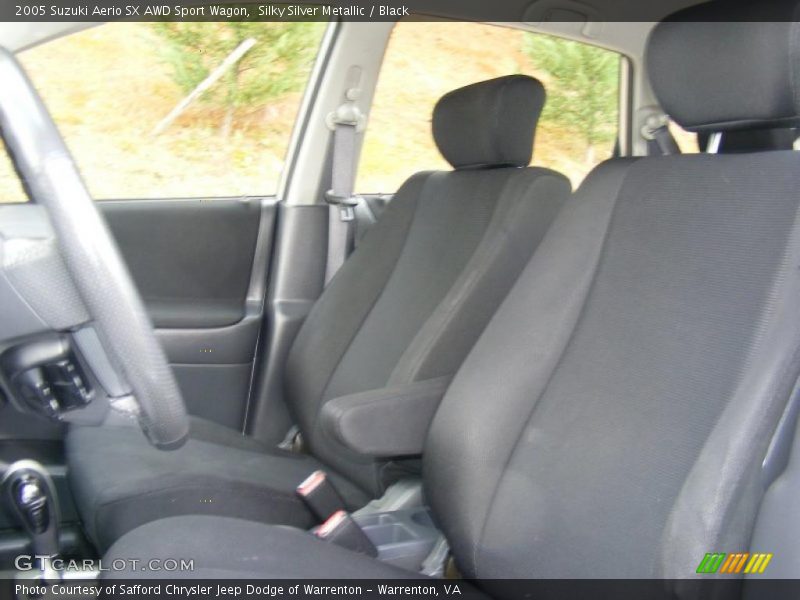 Silky Silver Metallic / Black 2005 Suzuki Aerio SX AWD Sport Wagon