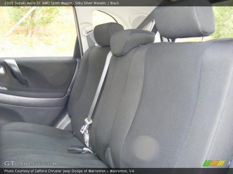 Silky Silver Metallic / Black 2005 Suzuki Aerio SX AWD Sport Wagon