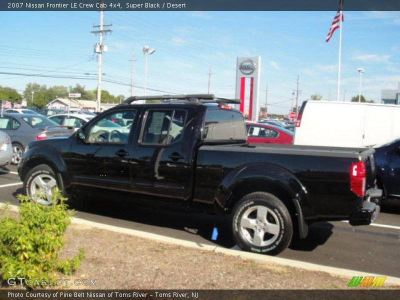 Super Black / Desert 2007 Nissan Frontier LE Crew Cab 4x4