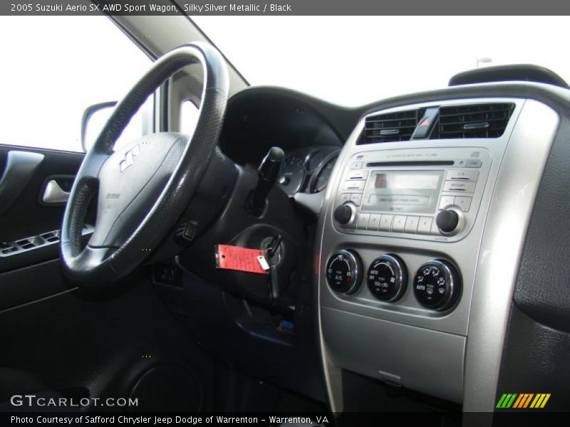 Silky Silver Metallic / Black 2005 Suzuki Aerio SX AWD Sport Wagon