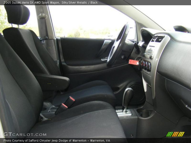 Silky Silver Metallic / Black 2005 Suzuki Aerio SX AWD Sport Wagon