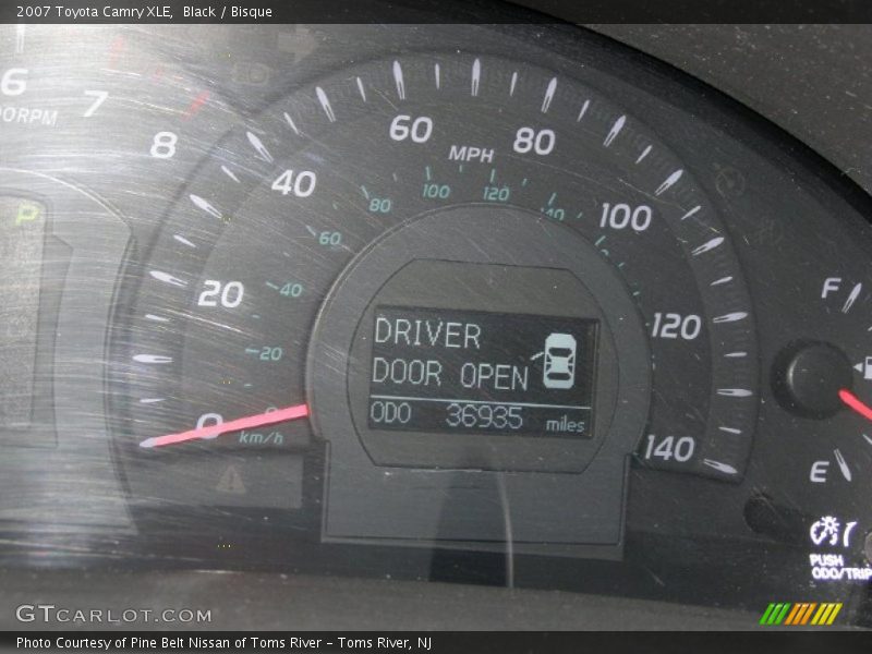 Black / Bisque 2007 Toyota Camry XLE
