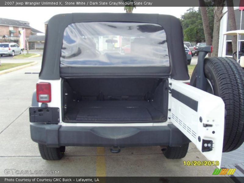 Stone White / Dark Slate Gray/Medium Slate Gray 2007 Jeep Wrangler Unlimited X