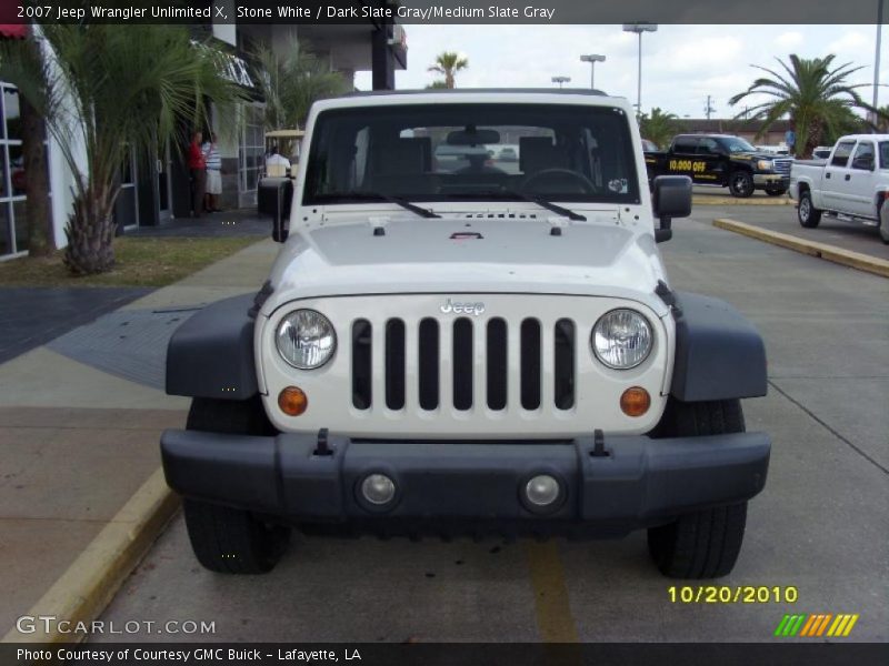 Stone White / Dark Slate Gray/Medium Slate Gray 2007 Jeep Wrangler Unlimited X