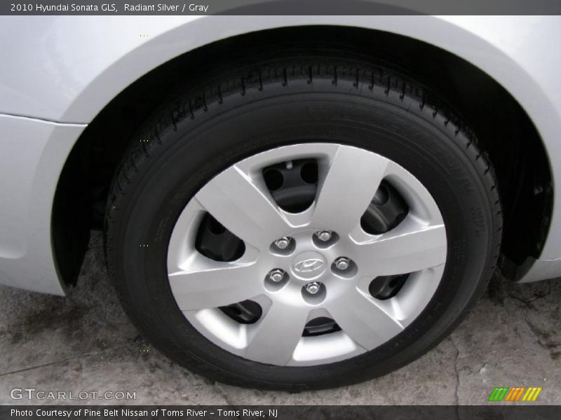 Radiant Silver / Gray 2010 Hyundai Sonata GLS