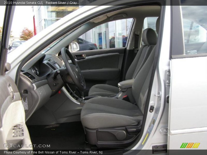 Radiant Silver / Gray 2010 Hyundai Sonata GLS