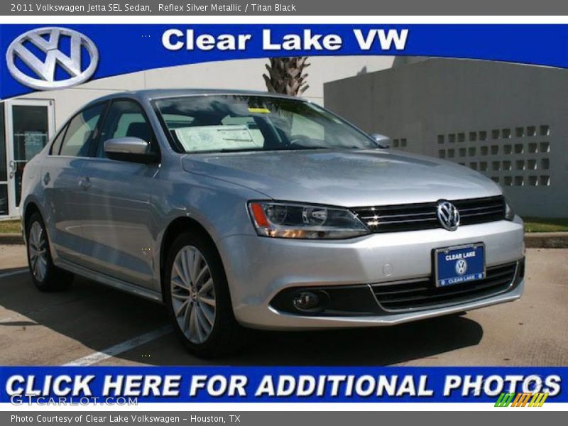 Reflex Silver Metallic / Titan Black 2011 Volkswagen Jetta SEL Sedan