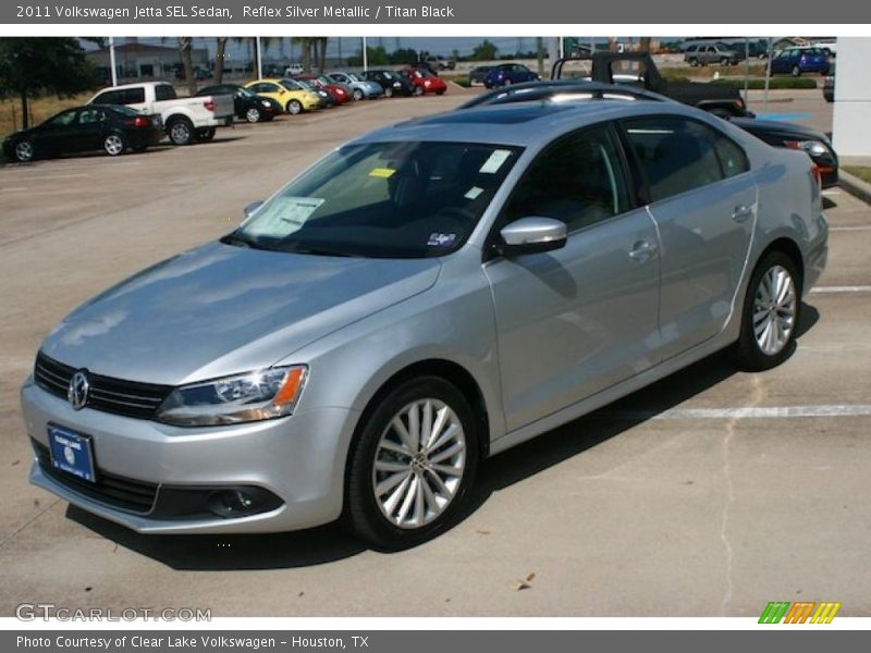 Reflex Silver Metallic / Titan Black 2011 Volkswagen Jetta SEL Sedan