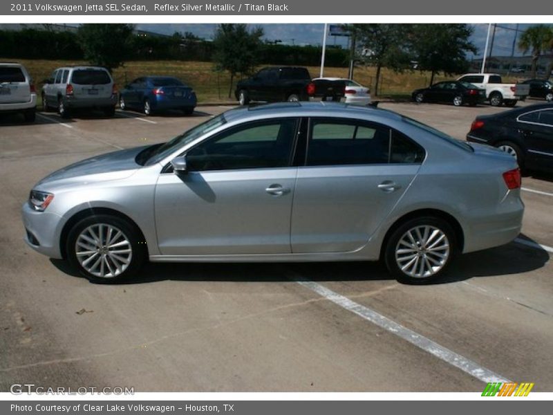 Reflex Silver Metallic / Titan Black 2011 Volkswagen Jetta SEL Sedan