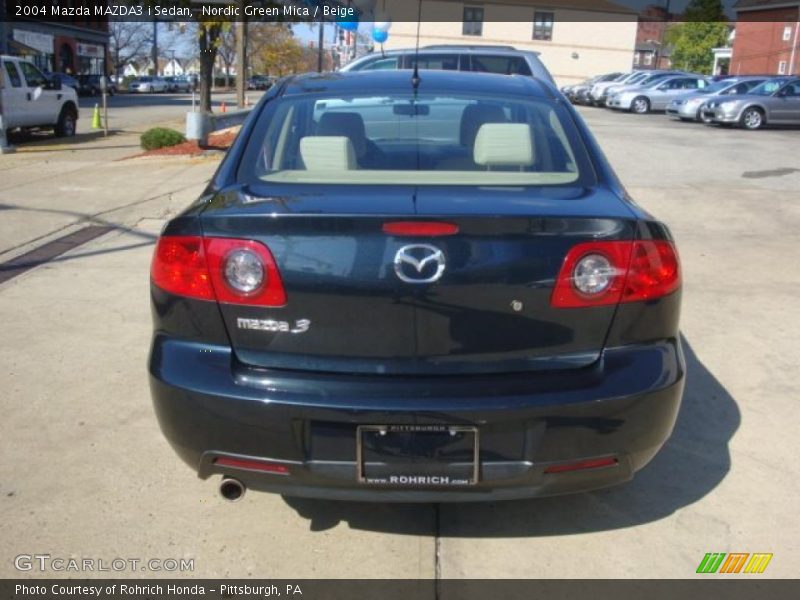 Nordic Green Mica / Beige 2004 Mazda MAZDA3 i Sedan