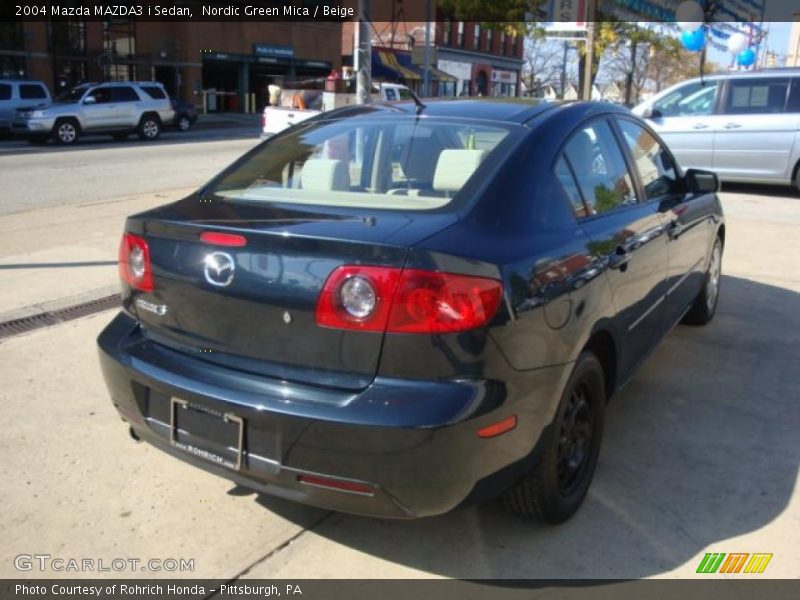 Nordic Green Mica / Beige 2004 Mazda MAZDA3 i Sedan