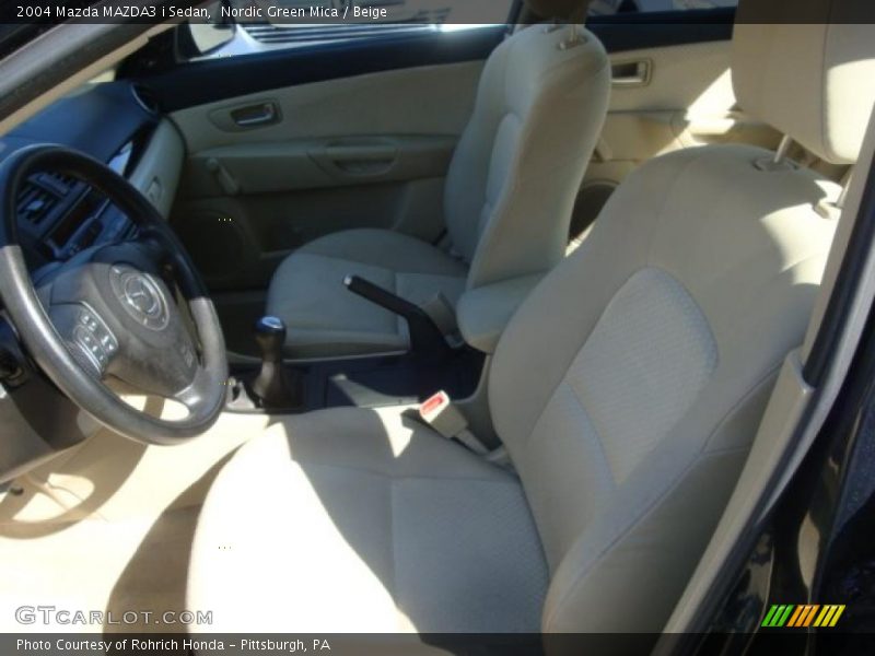 Nordic Green Mica / Beige 2004 Mazda MAZDA3 i Sedan
