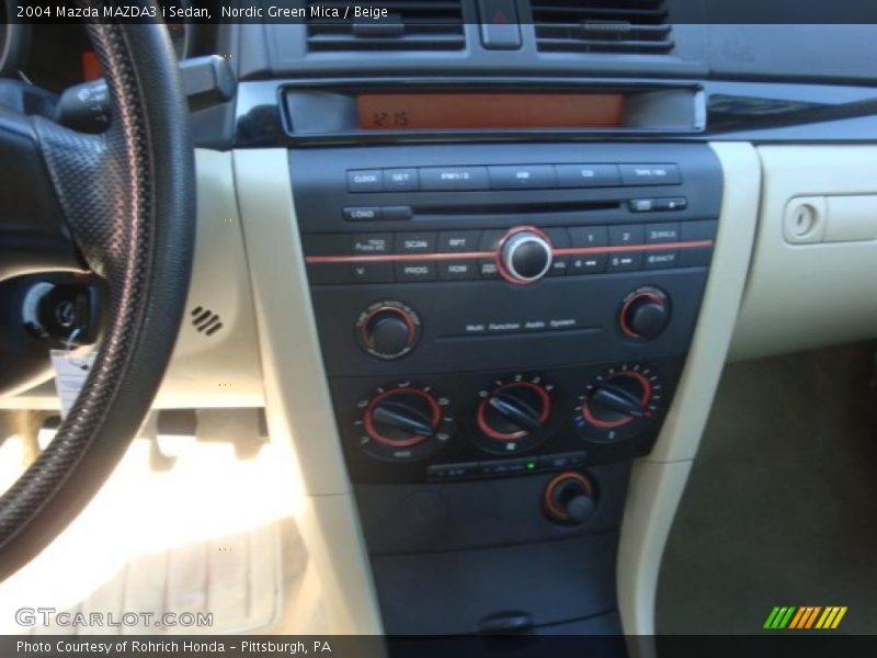 Nordic Green Mica / Beige 2004 Mazda MAZDA3 i Sedan