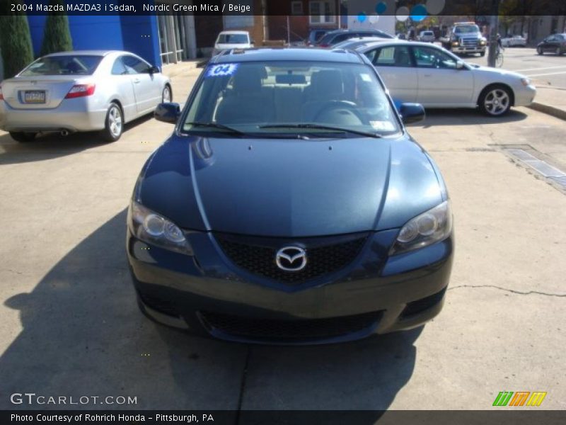 Nordic Green Mica / Beige 2004 Mazda MAZDA3 i Sedan