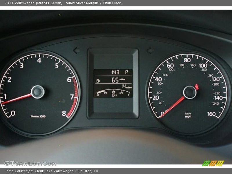 Dashboard of 2011 Jetta SEL Sedan