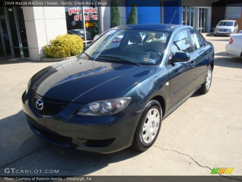 Nordic Green Mica / Beige 2004 Mazda MAZDA3 i Sedan