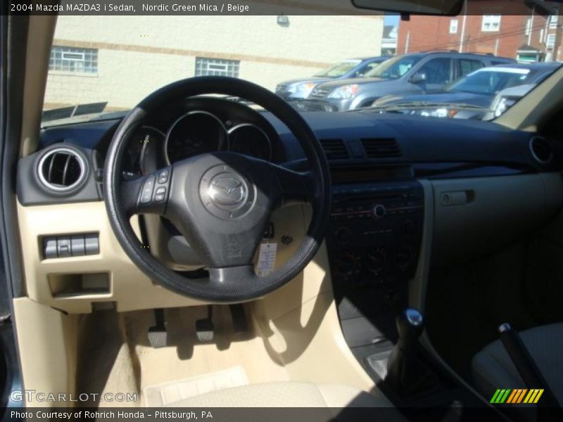 Nordic Green Mica / Beige 2004 Mazda MAZDA3 i Sedan