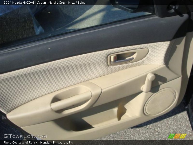 Nordic Green Mica / Beige 2004 Mazda MAZDA3 i Sedan