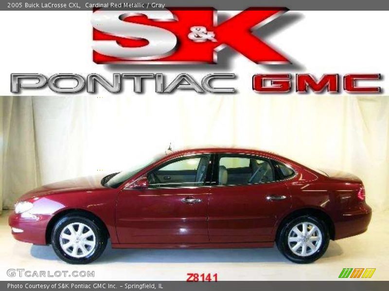 Cardinal Red Metallic / Gray 2005 Buick LaCrosse CXL