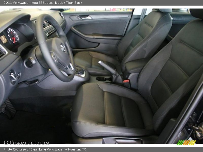 Titan Black Interior - 2011 Jetta SE Sedan 