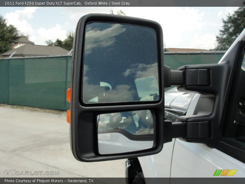 Oxford White / Steel Gray 2011 Ford F250 Super Duty XLT SuperCab