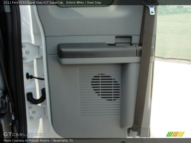 Oxford White / Steel Gray 2011 Ford F250 Super Duty XLT SuperCab