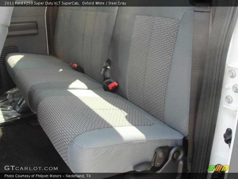  2011 F250 Super Duty XLT SuperCab Steel Gray Interior