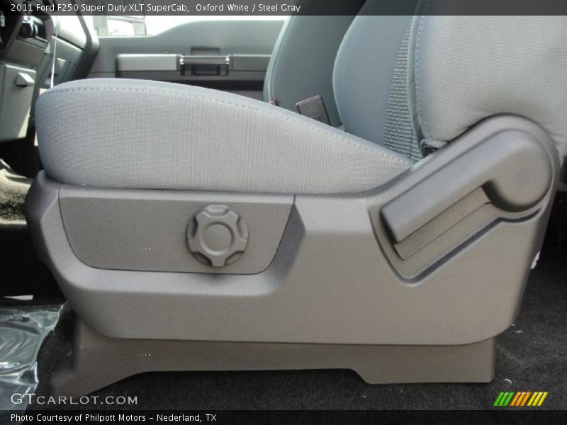 Oxford White / Steel Gray 2011 Ford F250 Super Duty XLT SuperCab