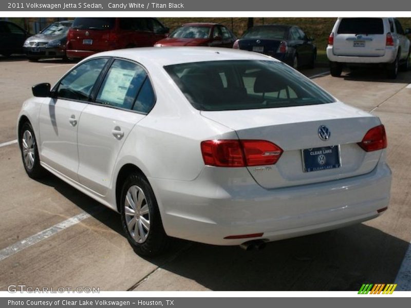 Candy White / Titan Black 2011 Volkswagen Jetta S Sedan