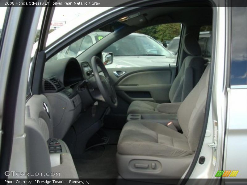 Silver Pearl Metallic / Gray 2008 Honda Odyssey EX