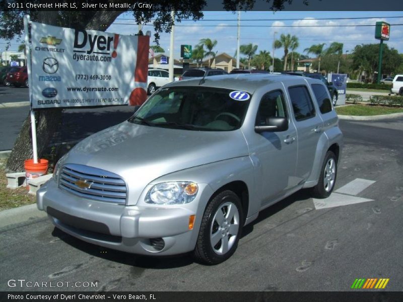 Silver Ice Metallic / Gray 2011 Chevrolet HHR LS