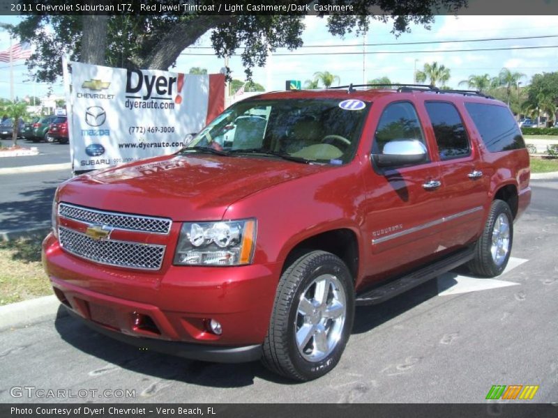 Red Jewel Tintcoat / Light Cashmere/Dark Cashmere 2011 Chevrolet Suburban LTZ