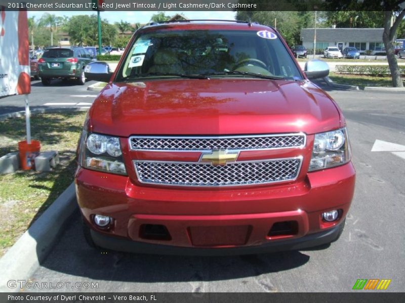 Red Jewel Tintcoat / Light Cashmere/Dark Cashmere 2011 Chevrolet Suburban LTZ