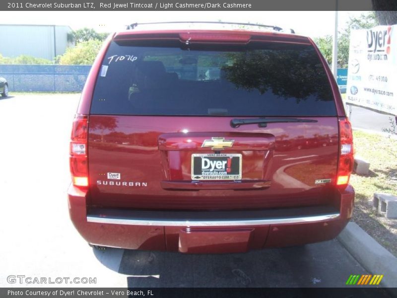 Red Jewel Tintcoat / Light Cashmere/Dark Cashmere 2011 Chevrolet Suburban LTZ