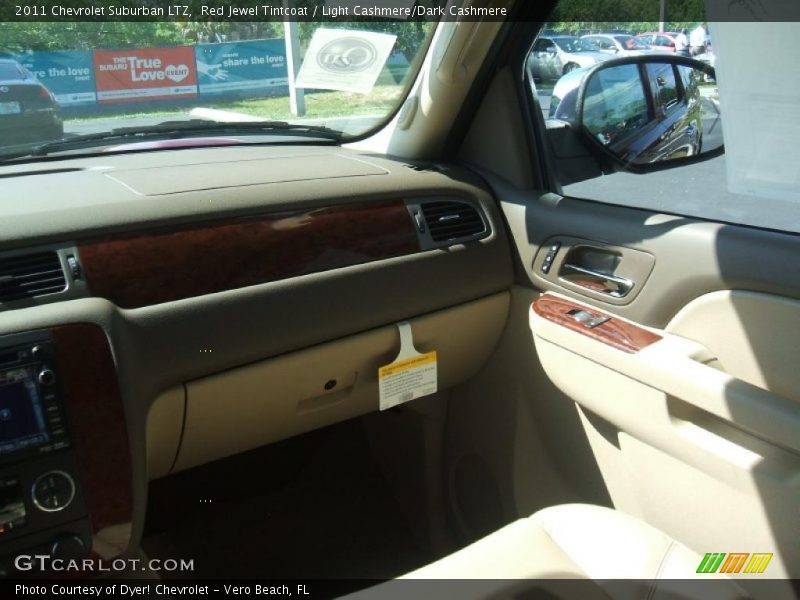 Red Jewel Tintcoat / Light Cashmere/Dark Cashmere 2011 Chevrolet Suburban LTZ