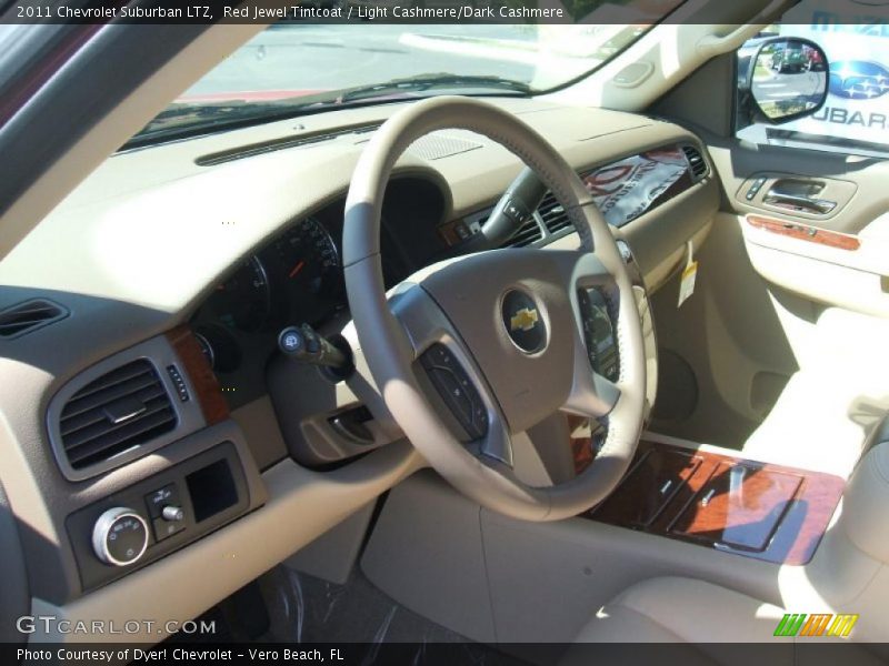 Red Jewel Tintcoat / Light Cashmere/Dark Cashmere 2011 Chevrolet Suburban LTZ