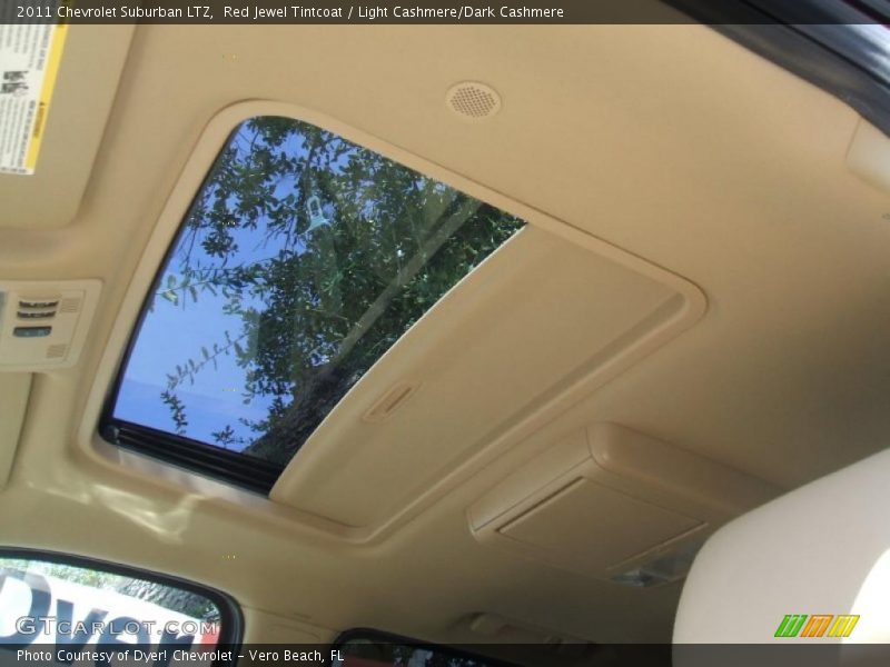 Sunroof of 2011 Suburban LTZ