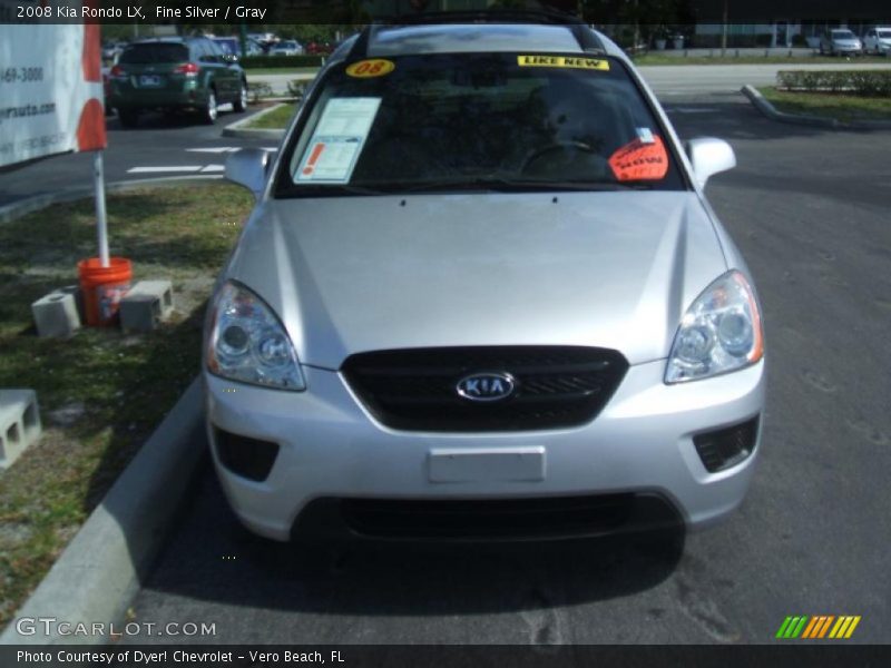 Fine Silver / Gray 2008 Kia Rondo LX