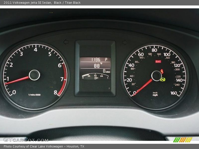 2011 Jetta SE Sedan SE Sedan Gauges