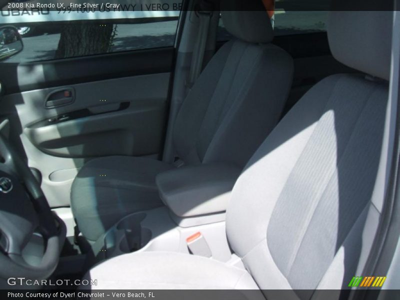Fine Silver / Gray 2008 Kia Rondo LX
