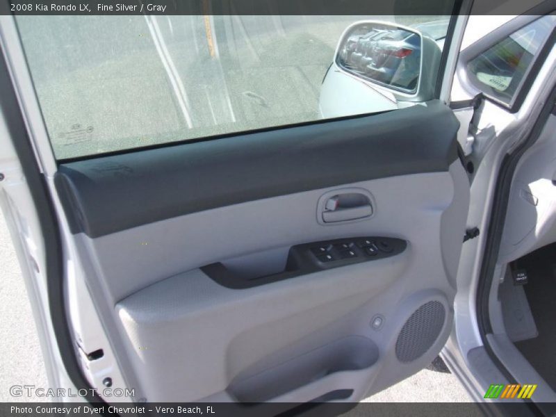 Fine Silver / Gray 2008 Kia Rondo LX