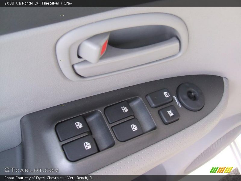 Fine Silver / Gray 2008 Kia Rondo LX